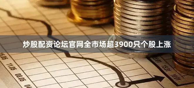 炒股配资论坛官网全市场超3900只个股上涨