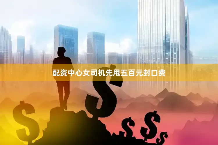 配资中心女司机先甩五百元封口费