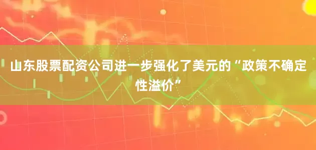 山东股票配资公司进一步强化了美元的“政策不确定性溢价”